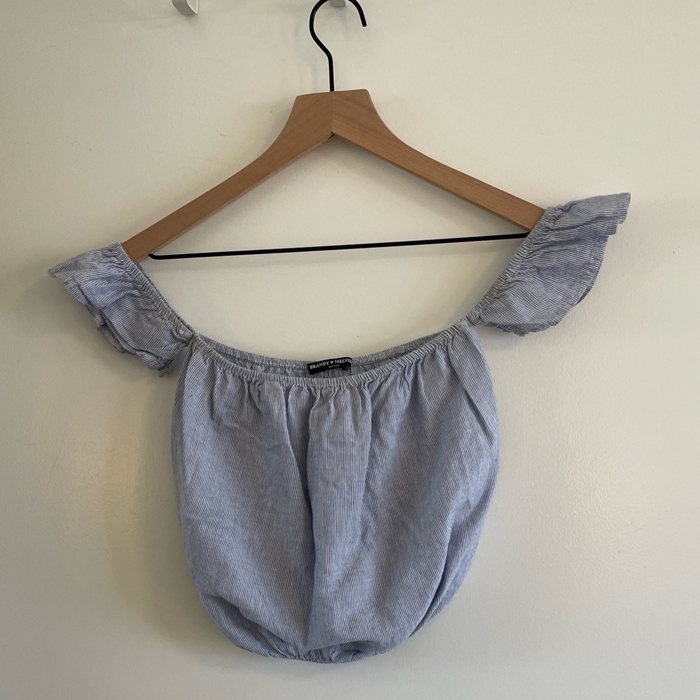 Brandy Off-Shoulder Crop Top